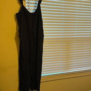 NWT Jessica Simpson Blue/White 2X Jumpsuit With Pockets